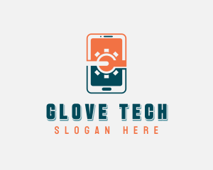 Smartphone Tech Repair logo design