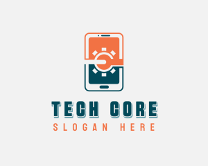 Smartphone Tech Repair logo design