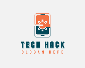 Smartphone Tech Repair logo design