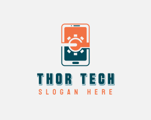 Smartphone Tech Repair logo design