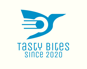 Modern - Blue Tech Bird logo design