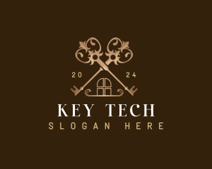 Vintage Key Realty logo design