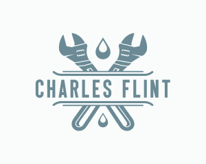 Wrench Plumbing Repair  logo design