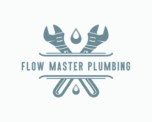 Plumbing - Wrench Plumbing Repair logo design