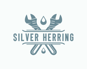 Wrench Plumbing Repair  logo design