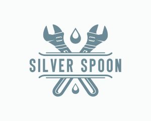 Wrench Plumbing Repair  logo design