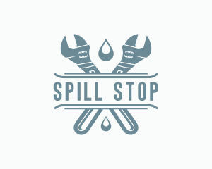 Wrench Plumbing Repair  logo design