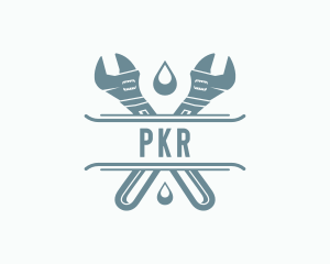 Wrench Plumbing Repair  logo design