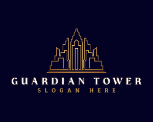 Elegant Tower Building logo design