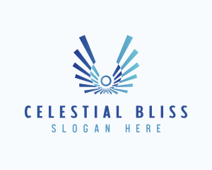 Holistic Angel Wings  logo design