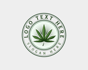 Drug - Marijuana Cannabis Weed logo design