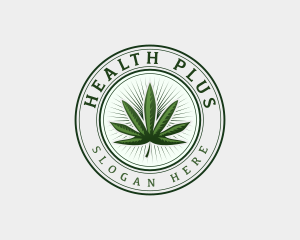 Marijuana Cannabis Weed logo design