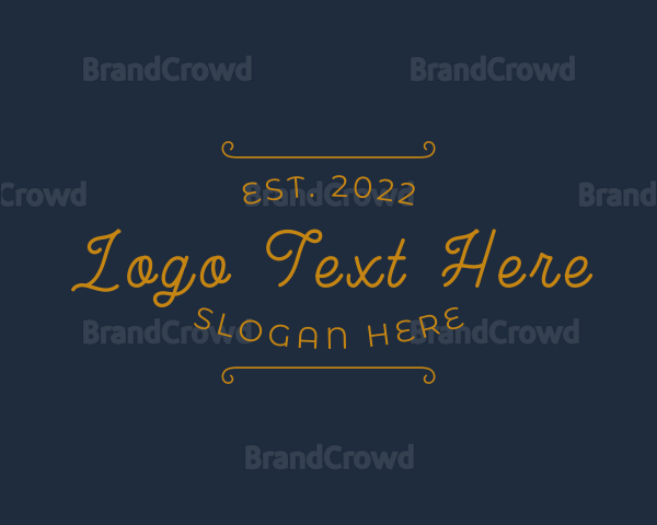 Elegant Cursive Business Logo