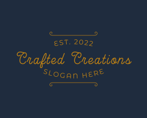 Elegant Cursive Business logo design