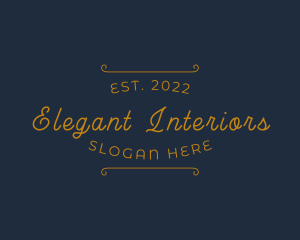 Elegant Cursive Business logo design