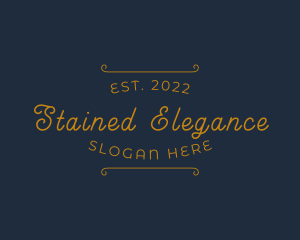 Elegant Cursive Business logo design