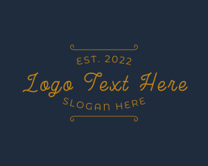 Elegant Cursive Business Logo