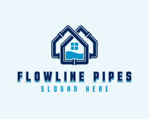 Pipe Maintenance Plumber logo design