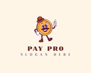 Salary - Coin Money Gambler logo design