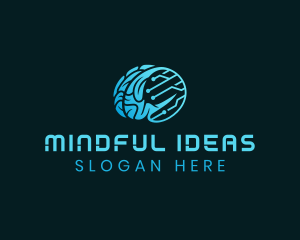 Thought - Smart Brain Technology logo design
