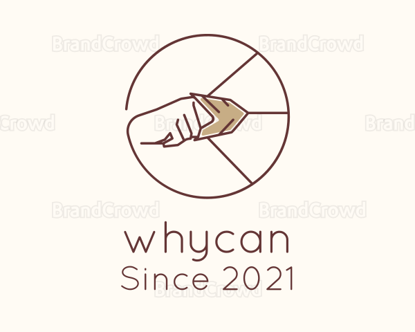 Brown Archery Hand Logo