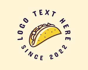 Tortilla - Taco Food Snack logo design