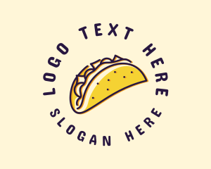 Taco Food Snack  Logo