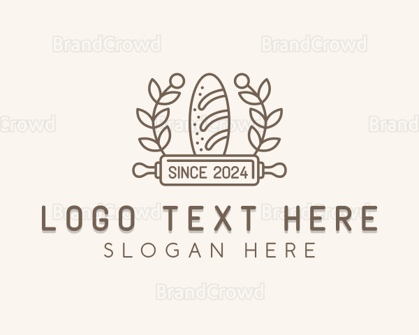 Baguette Bread Baker Logo