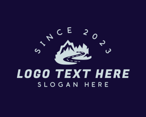 Outdoor - Trekking Mountain Adventure logo design