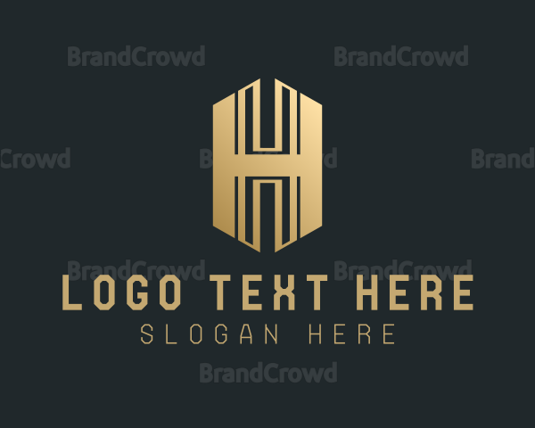 Luxury Business Letter H Logo