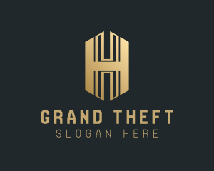 Luxury Business Letter H Logo