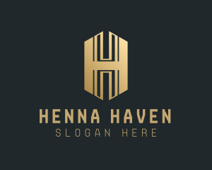 Luxury Business Letter H logo design