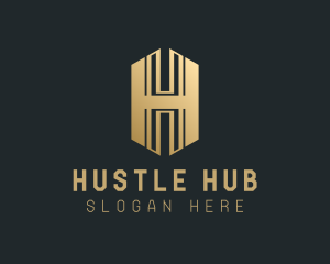 Luxury Business Letter H logo design