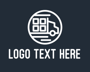 Package - Automobile Truck Courier logo design