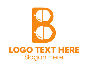 Orange Acorn B Logo