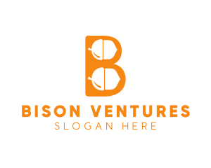 Orange Acorn B logo design