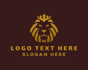 Luxury Royal Lion  Logo