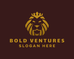 Luxury Royal Lion  logo design