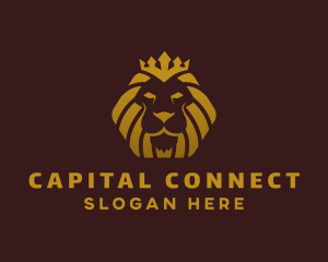 Luxury Royal Lion  logo design