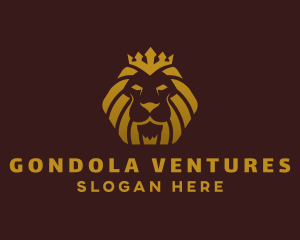 Luxury Royal Lion  logo design