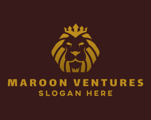 Luxury Royal Lion  logo design