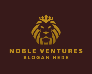 Luxury Royal Lion  logo design