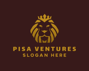 Luxury Royal Lion  logo design