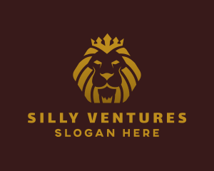 Luxury Royal Lion  logo design