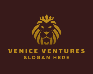 Luxury Royal Lion  logo design