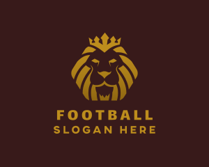 Crown - Luxury Royal Lion logo design