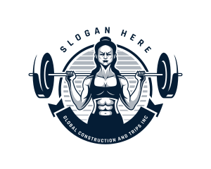 Gym Fitness Bodybuilder Logo