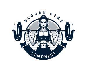 Muscle - Gym Fitness Bodybuilder logo design