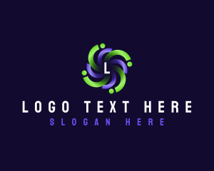 Motion - Spiral Digital Technology logo design