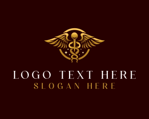 Surgeon - Medical Caduceus Health logo design